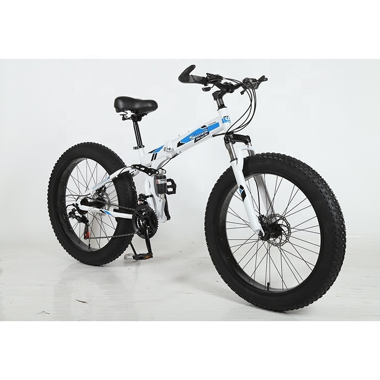 Customizable 26 Inches fat tire bicycle Folding Snow Mountain beach cruisers fat Tire bike