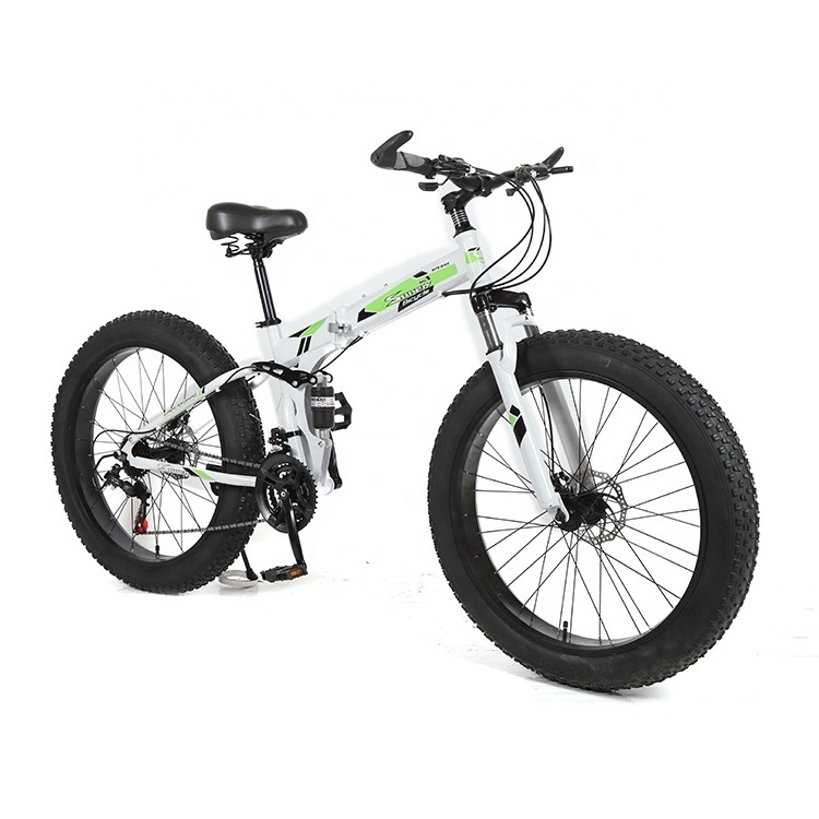 Customizable 26 Inches fat tire bicycle Folding Snow Mountain beach cruisers fat Tire bike