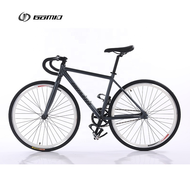 GOMID aluminium alloy bisiklet single speed fixed gear bike custom track bicycle racing bike bicicletas flip flop hub gear cycle