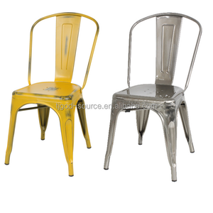 wholesale cheap french style outdoor stack metal restaurant dining chair