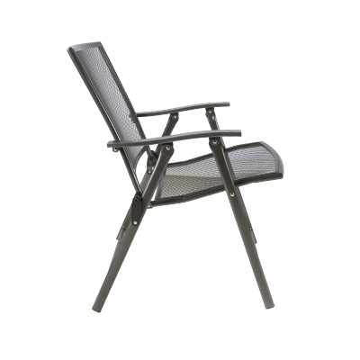 steel aluminum summer outdoor garden folding arm chair