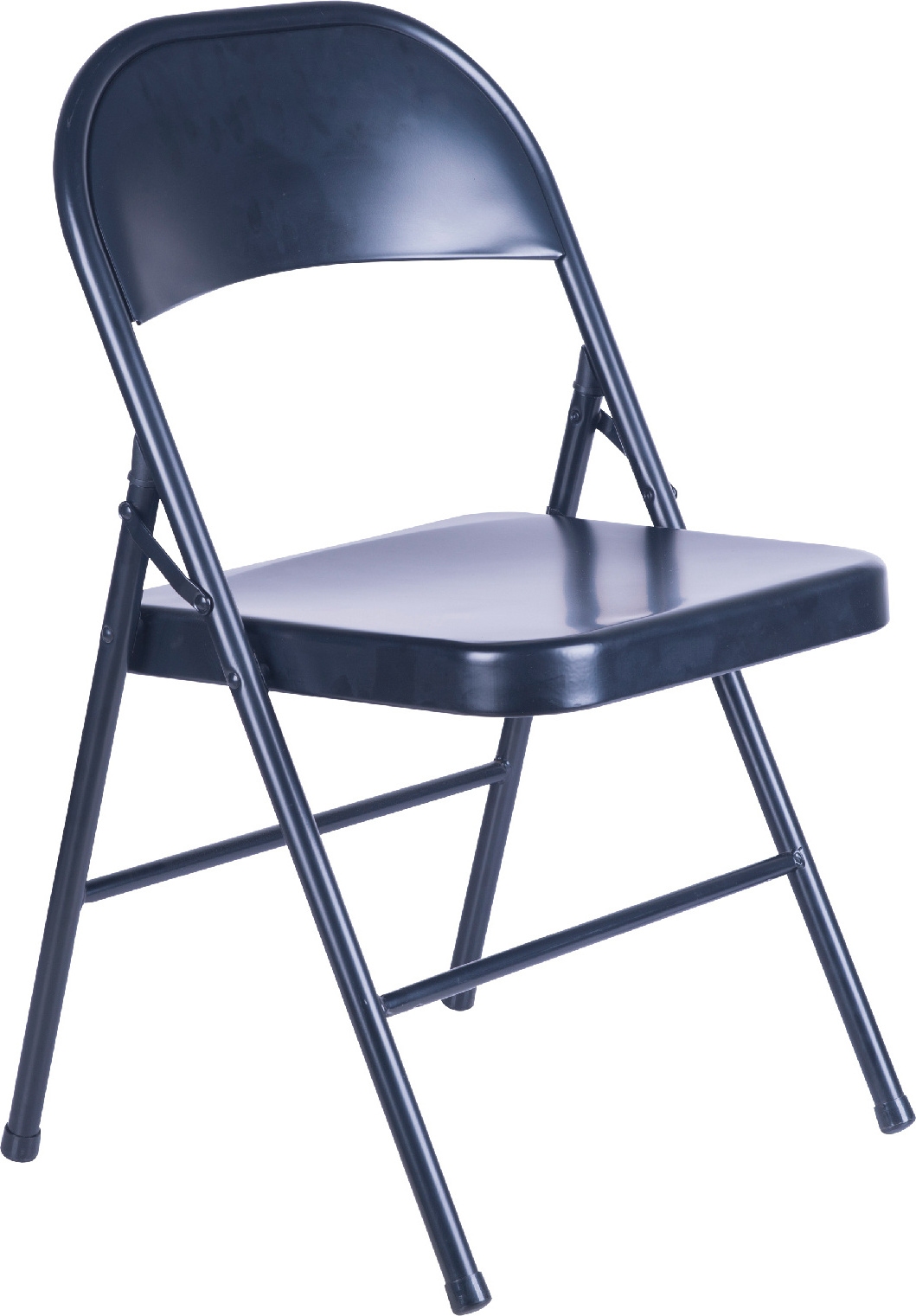 Free sample wholesale commercial stackable steel metal dining folding chair for wedding party events