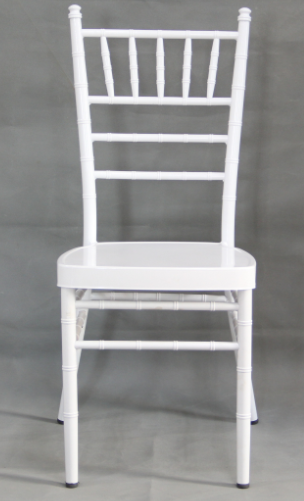 Wholesale cheap white metal stackable event tiffany banquet chiavari wedding chair with cushion for rental