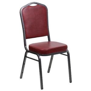 Canada red clear stacking used metal banquet chairs