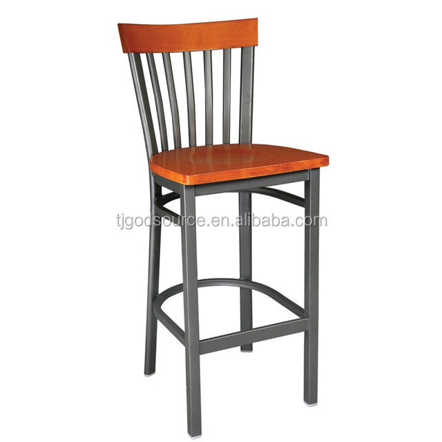 restaurant used antique wooden bar stool