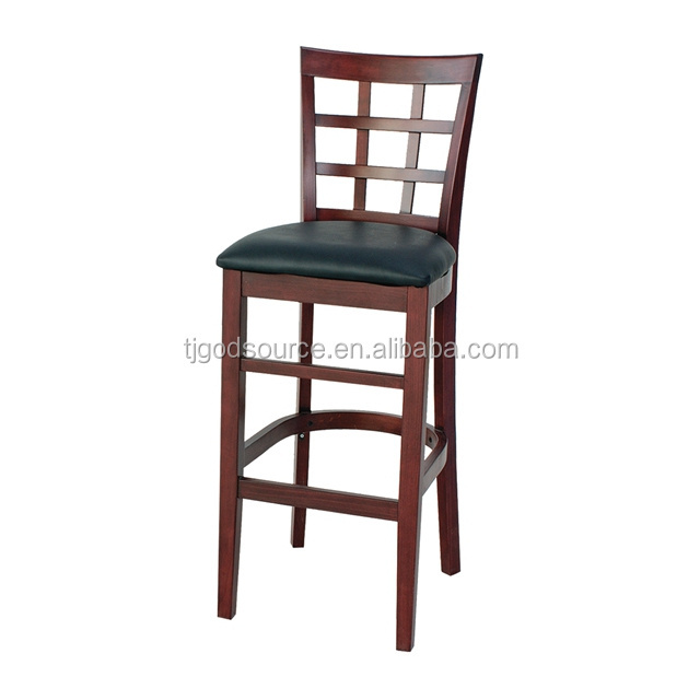 restaurant used antique wooden bar stool