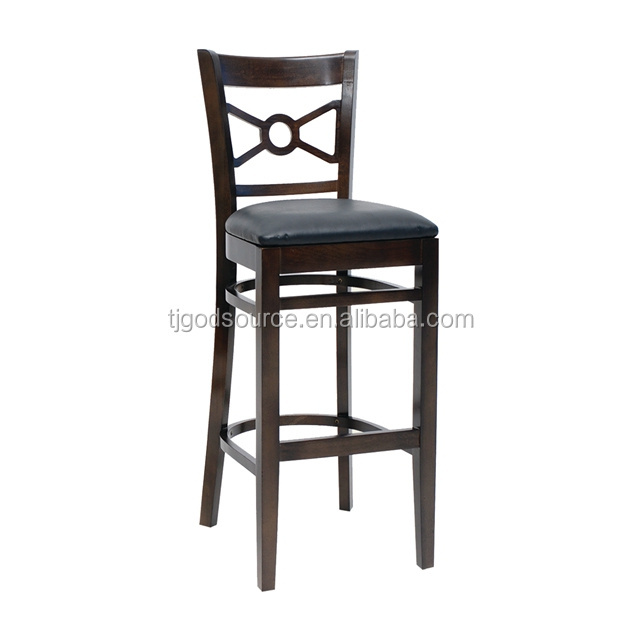 restaurant used antique wooden bar stool