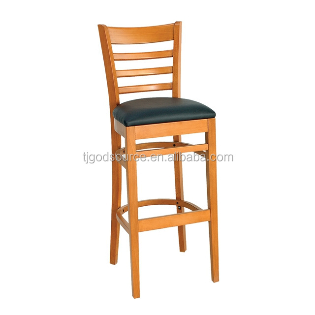 restaurant used antique wooden bar stool