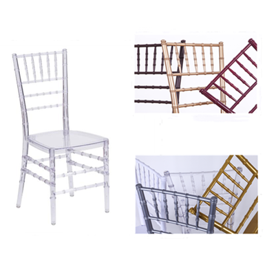 high quality wholesale clear resin wedding furniture plastic chiavari chairs