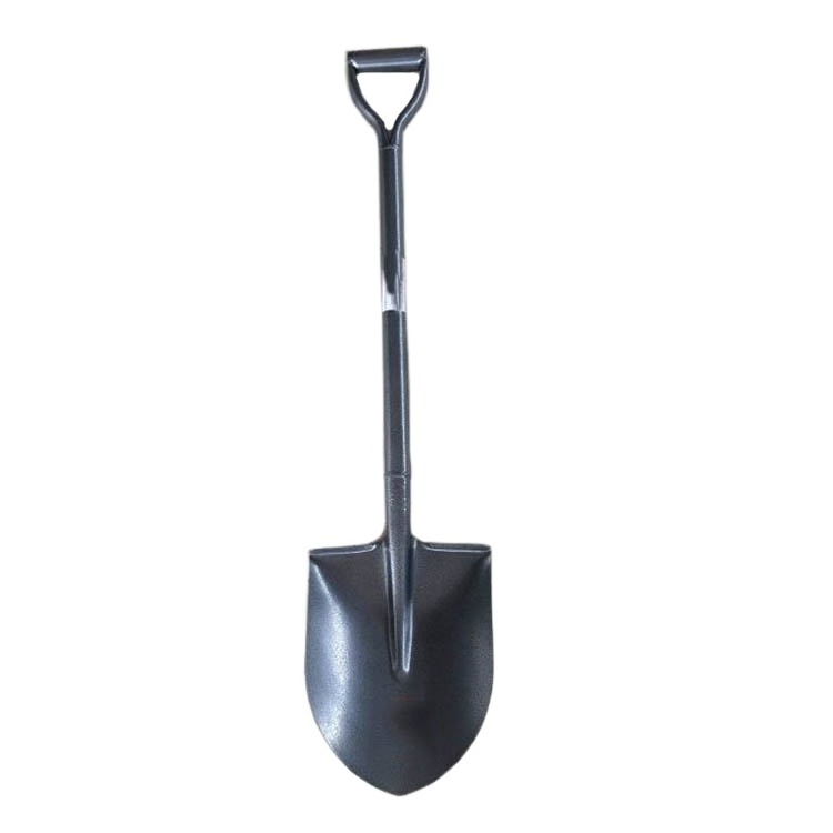 Round Point D Handle Shove with Steel Handle Hand Tool Carbon Steel Shovel