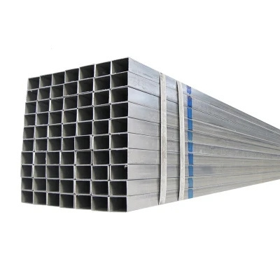 Factory Supply 20x20-200x200mm shs rhs hot dipped pre galvanized square steel tube for fence post