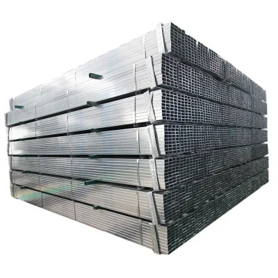 Factory Supply 20x20-200x200mm shs rhs hot dipped pre galvanized square steel tube for fence post