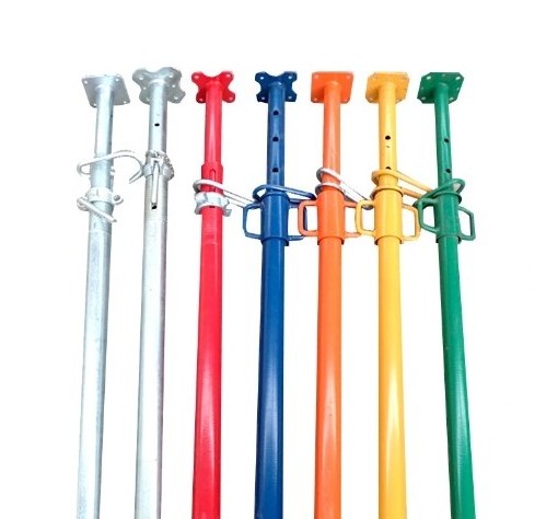 Popular High Quality HG Painted Adjustable Steel Metal Props Painted Shoring Post Jack for Building