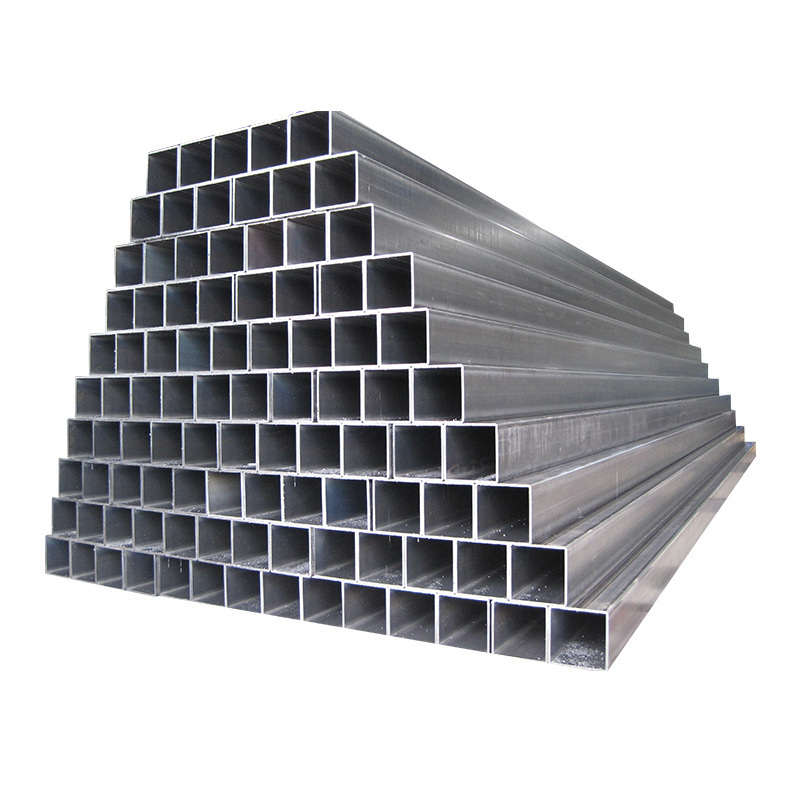 Factory Supply 20x20-200x200mm shs rhs hot dipped pre galvanized square steel tube for fence post