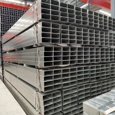 Factory Supply 20x20-200x200mm shs rhs hot dipped pre galvanized square steel tube for fence post