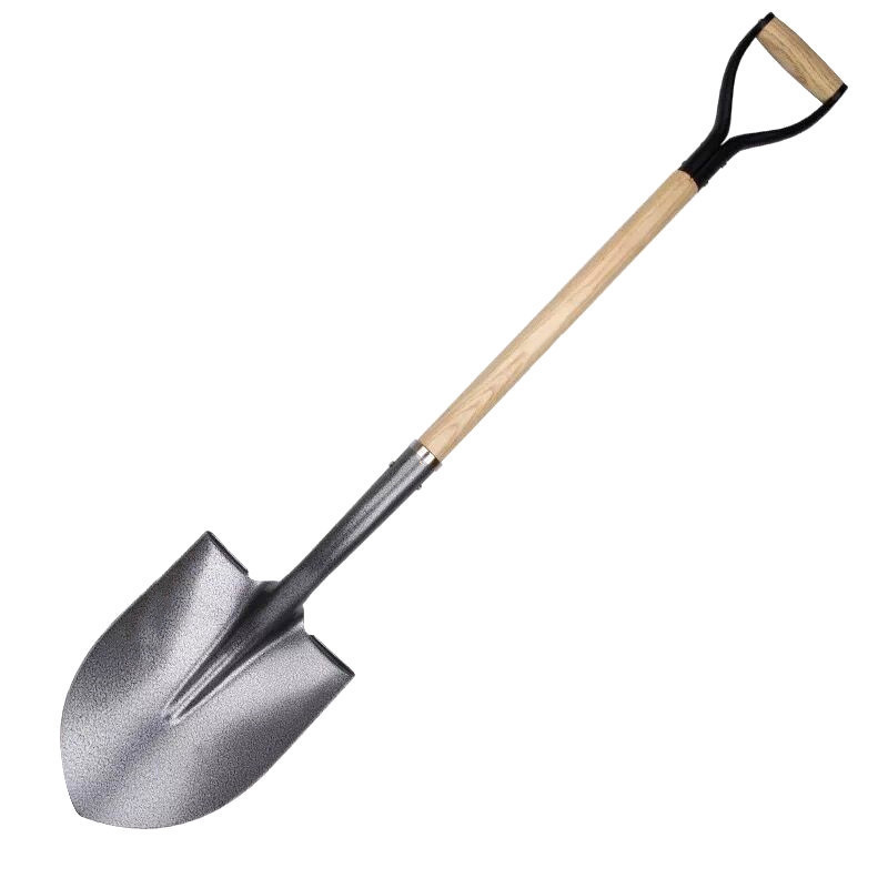 High quality carbon steel garden shovel farm spade