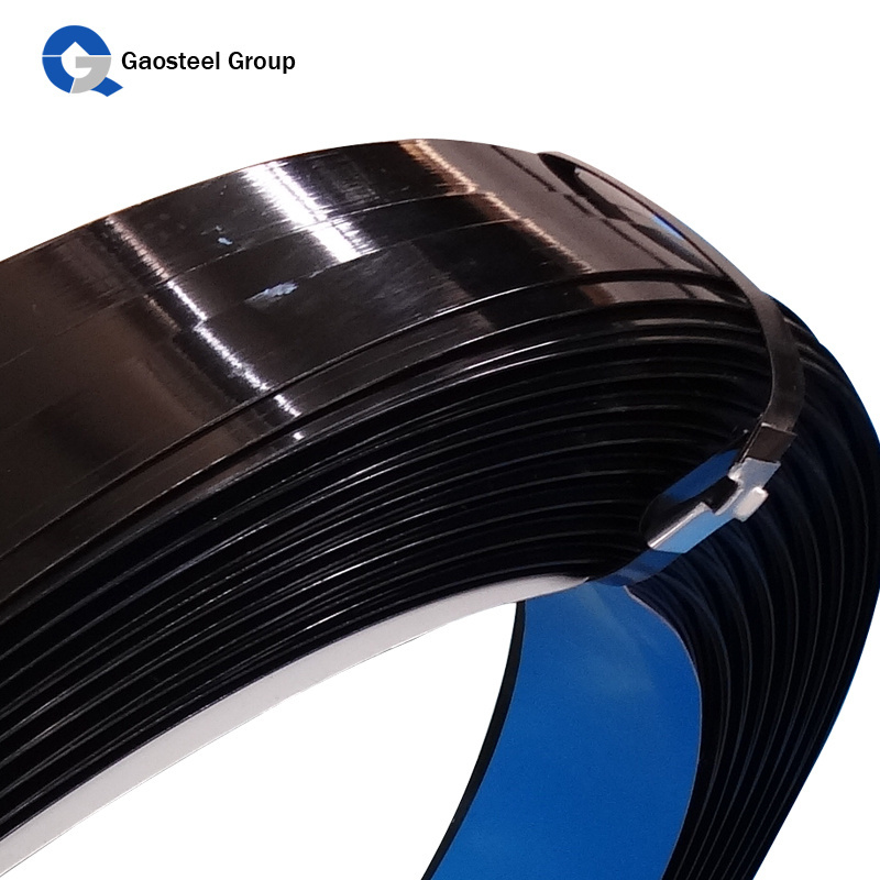 Iron packing steel strips blue tempered steel hoop iron strap for construction