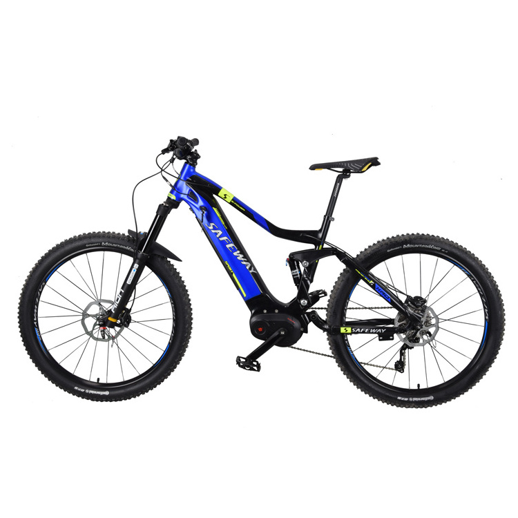 26'' 27.5'' 29'' waterproof hidden battery electric mountain bike 48v mid motor BAFANG High end product electric mountain bike