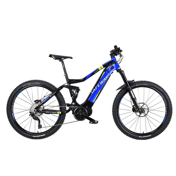 26'' 27.5'' 29'' waterproof hidden battery electric mountain bike 48v mid motor BAFANG High end product electric mountain bike