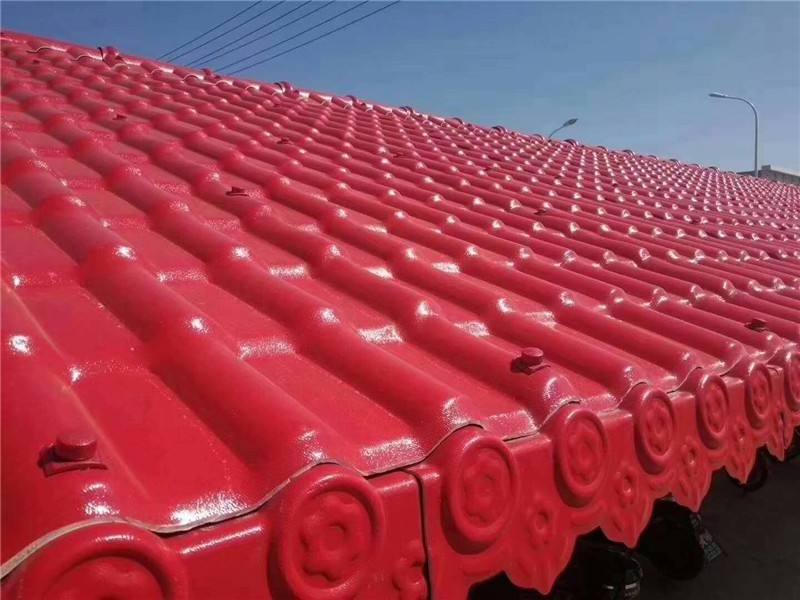 Wholesale 30 years life time easy install ASA coated plastic synthetic resin roof tile