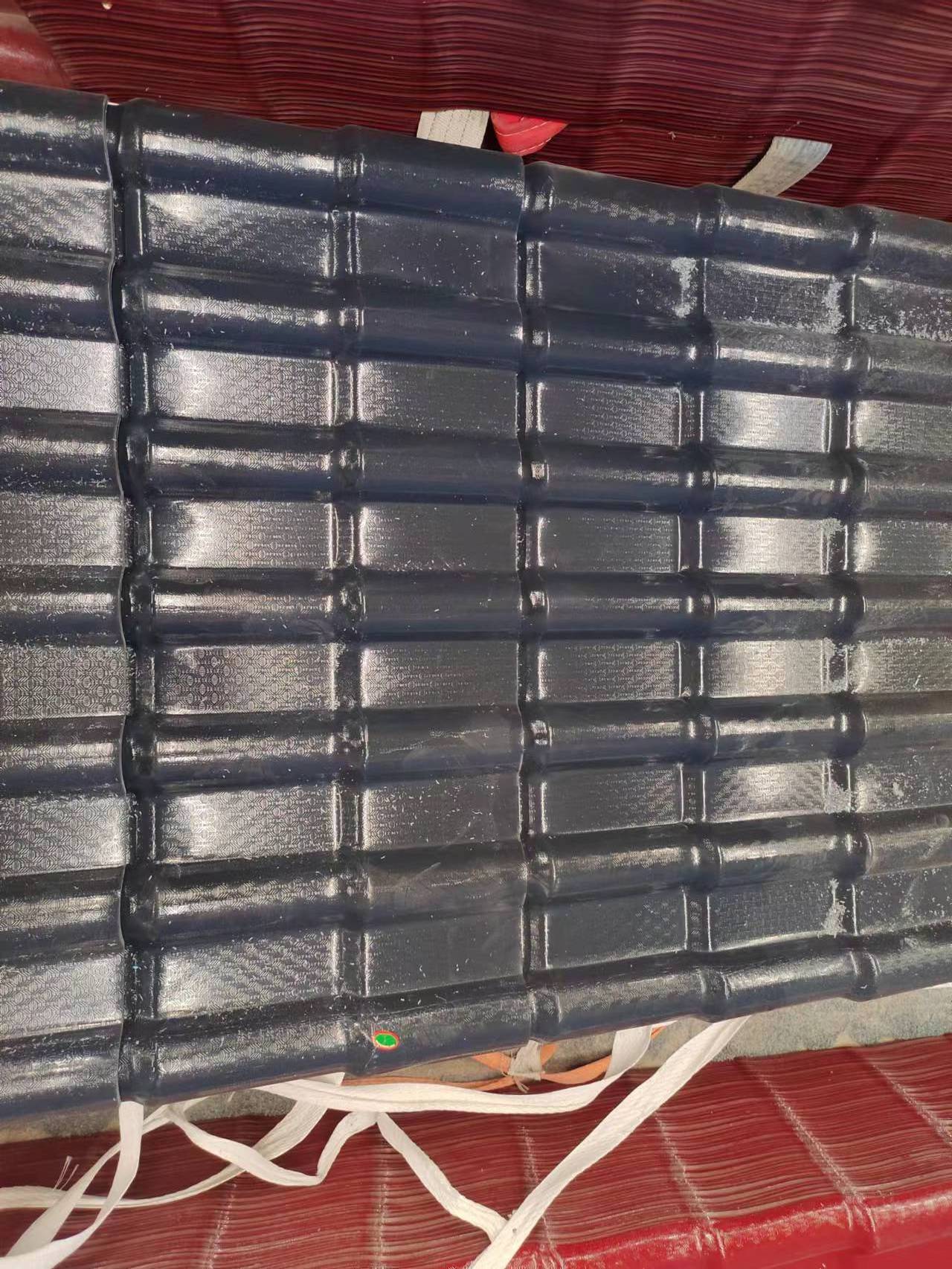 Wholesale roof decramastic sheet Corrugated roof tile waterproofing PMMA/ASA coated PVC plastic tiles roofing