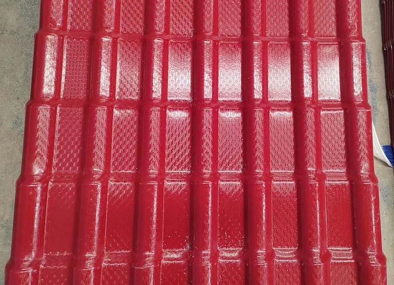 Wholesale roof decramastic sheet Corrugated roof tile waterproofing PMMA/ASA coated PVC plastic tiles roofing