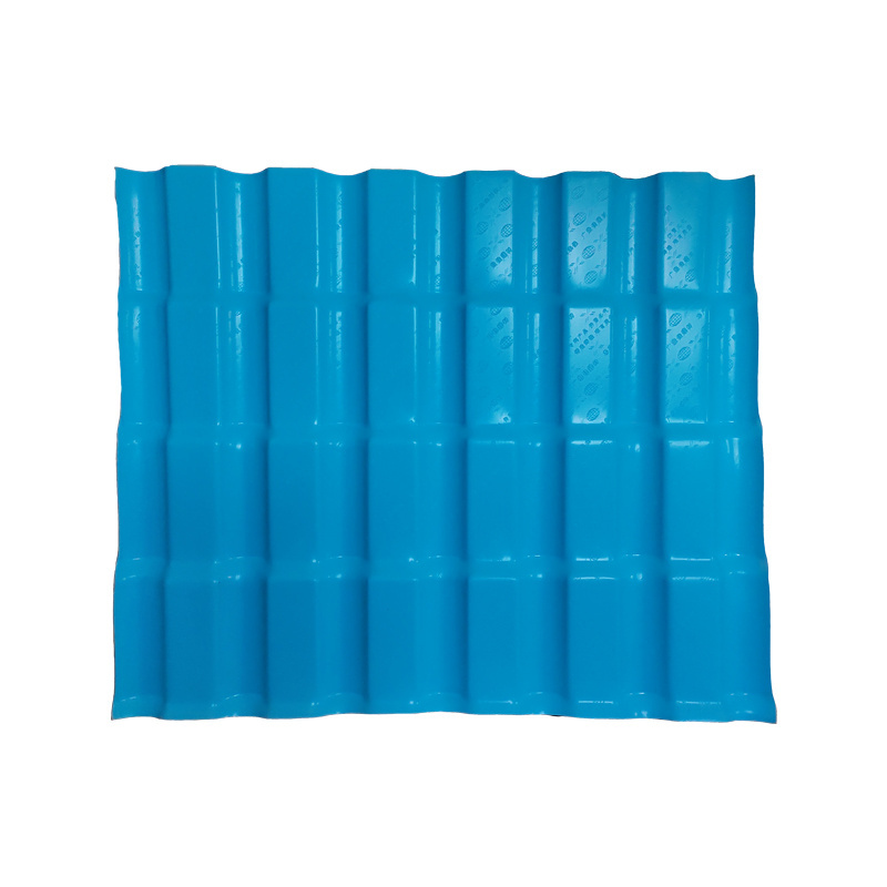 Wholesale roof decramastic sheet Corrugated roof tile waterproofing PMMA/ASA coated PVC plastic tiles roofing