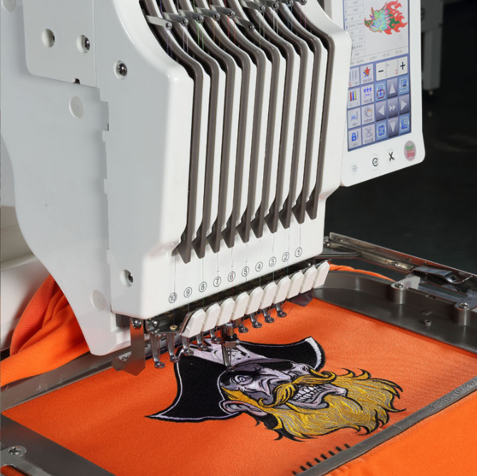 Multi Head Single Head Needle Embroidery Machine