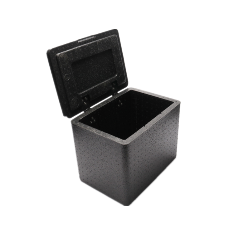 Wholesales durable portable EPP flip container expanded polypropylene foam cooler insulation box for cold chain transportation