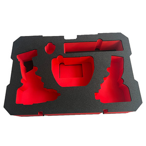 Wholesale factory  Inserts Mechanics Set Red and Black Durable Foam Trays Holds XPE EPE EVA IXPE polyethylene foam insert