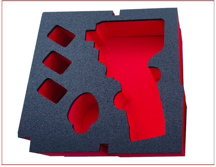 factory Custom Design shockproof protective high density box inserts eva material die cut foam lining for tool case foam