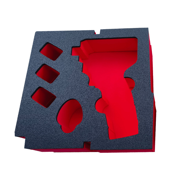 factory Custom Design shockproof protective high density box inserts eva material die cut foam lining for tool case foam