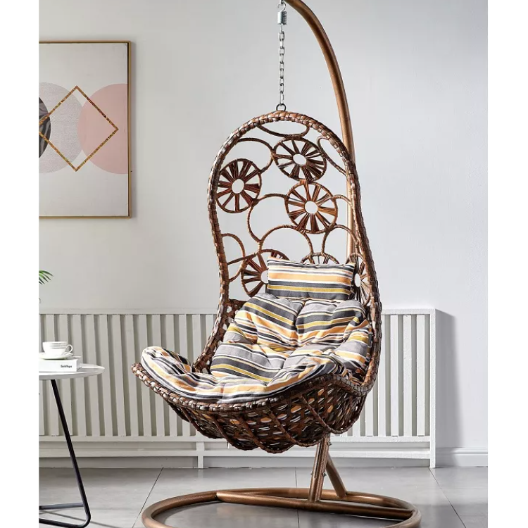 Ball Swing Chair Hanging Armchair Kids Pear Used Patio Swings Cafe Child Brown Cover Price Round Garden Seat High Rattan