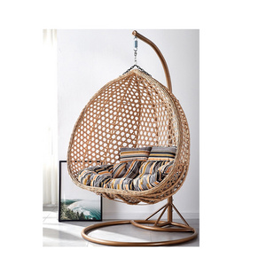 Indoor Egg Chair Outdoor Swing Bed Swings For Garden Metal Patio Clear Rattan Nest Luxury Circle Seat Pool Yard China Indian