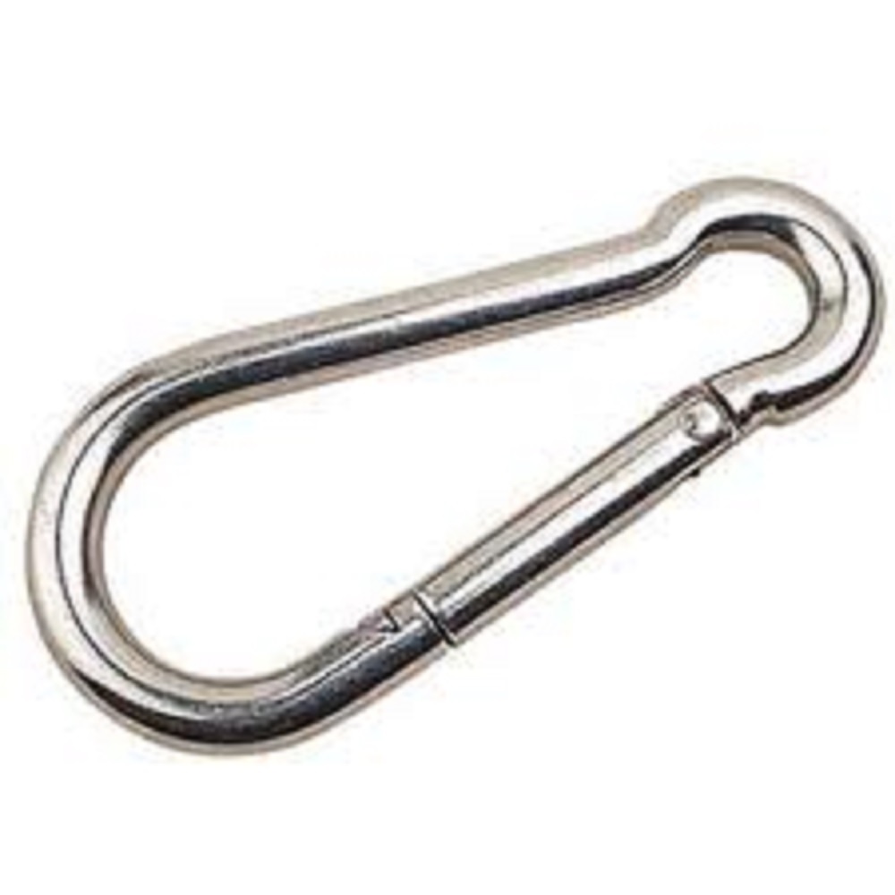 Stainless Steel Small Snap Hook Key Chain Link Buckle for Hammock Swing Set Outdoor Travel Camping Fishing Hiking