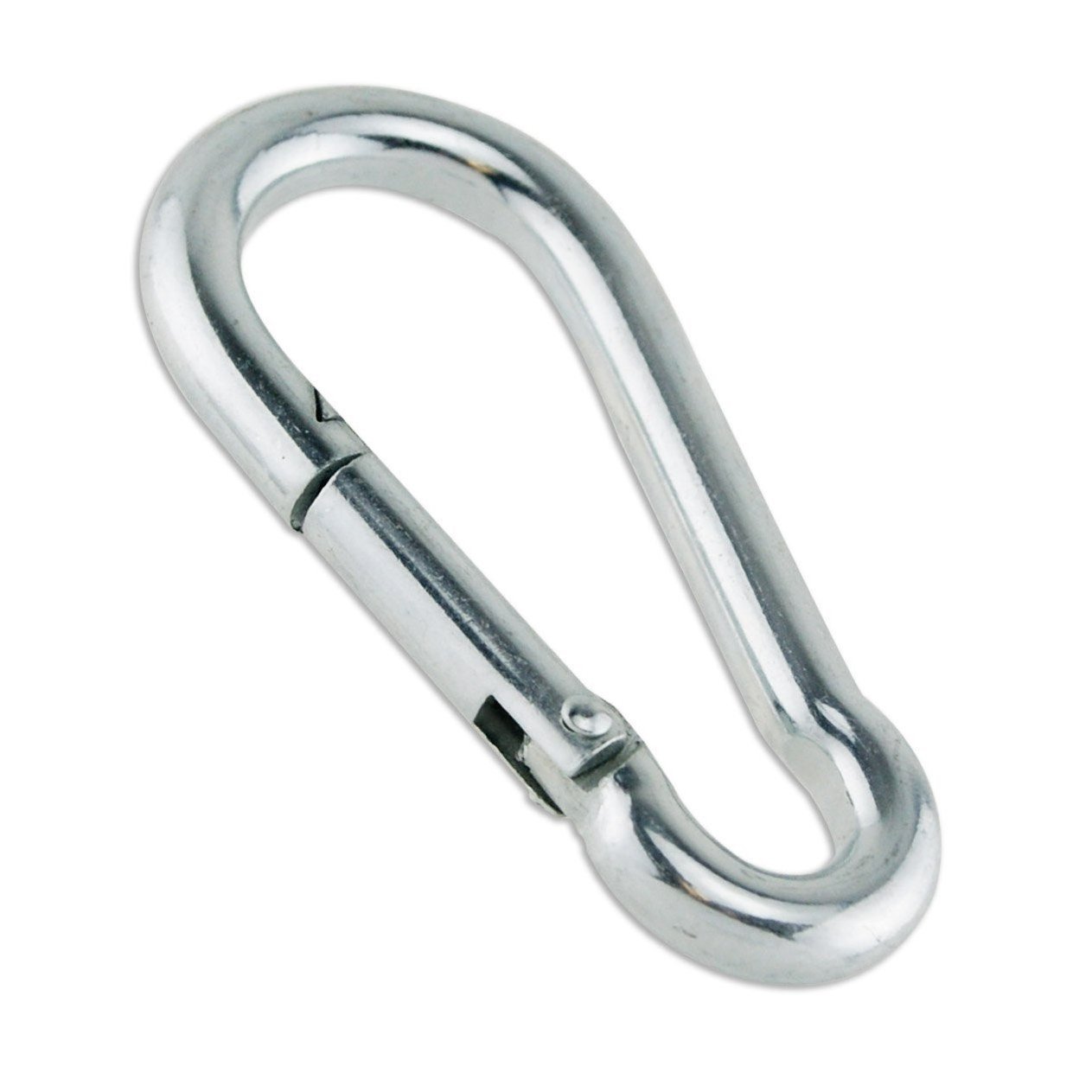 Stainless Steel Small Snap Hook Key Chain Link Buckle for Hammock Swing Set Outdoor Travel Camping Fishing Hiking