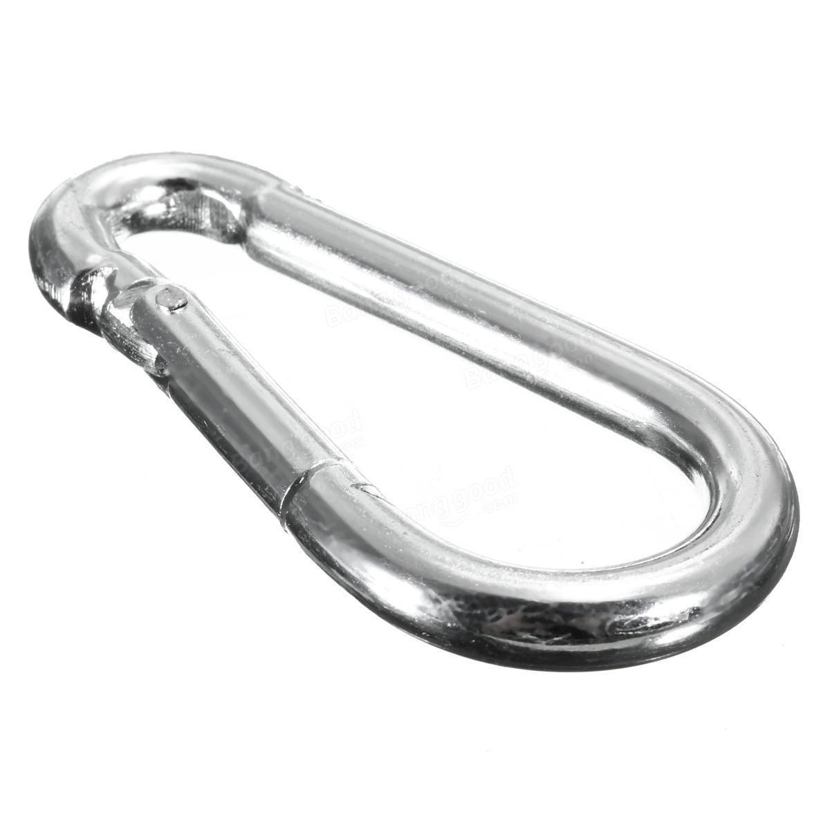 Stainless Steel Small Snap Hook Key Chain Link Buckle for Hammock Swing Set Outdoor Travel Camping Fishing Hiking