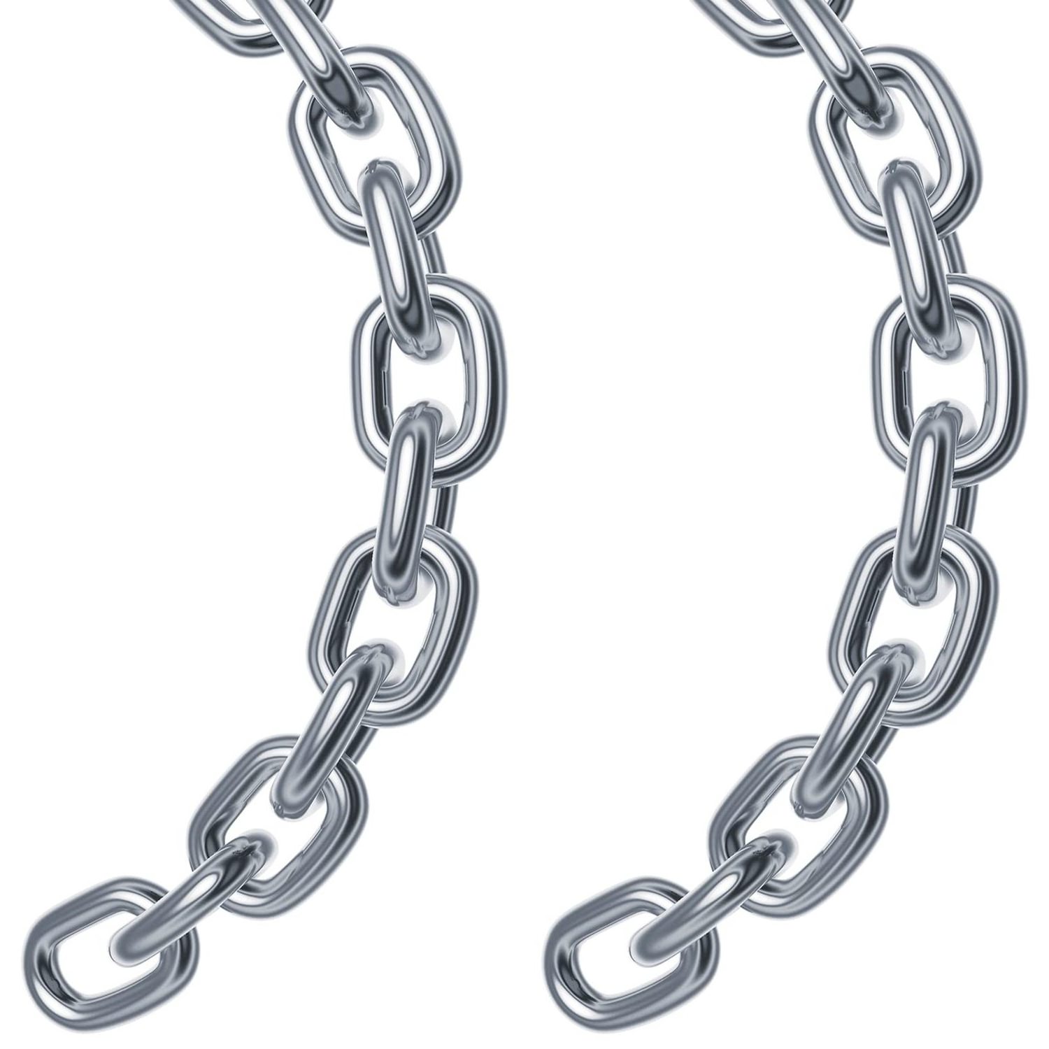 Safety Chains Stainless Steel Chain Links 40in x 0.06in Long Chains Rings