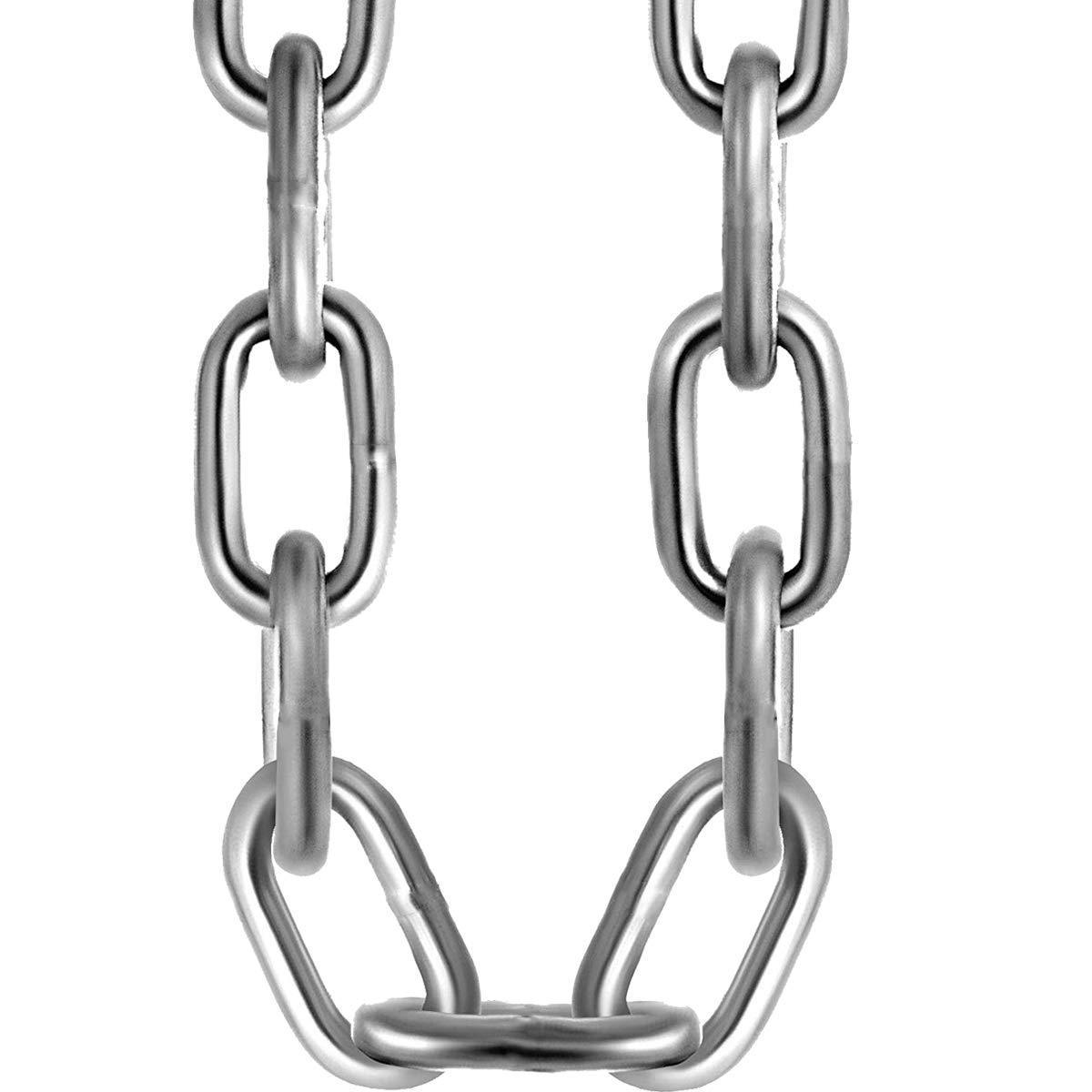 Safety Chains Stainless Steel Chain Links 40in x 0.06in Long Chains Rings