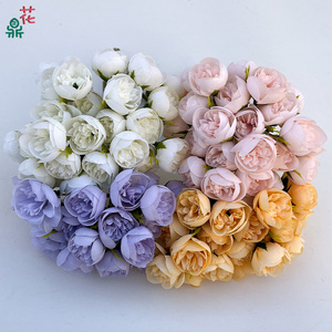 27 Azalea Cross-Border Foreign Trade Wholesale Artificial Flowers Indoor Window Decoration Beauty Chen Simulation Silk Flowers