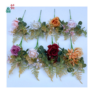 Small Breast Flower Series Home Decoration Ornaments Artificial Flowers Photography Landscape Design Silk Flowers