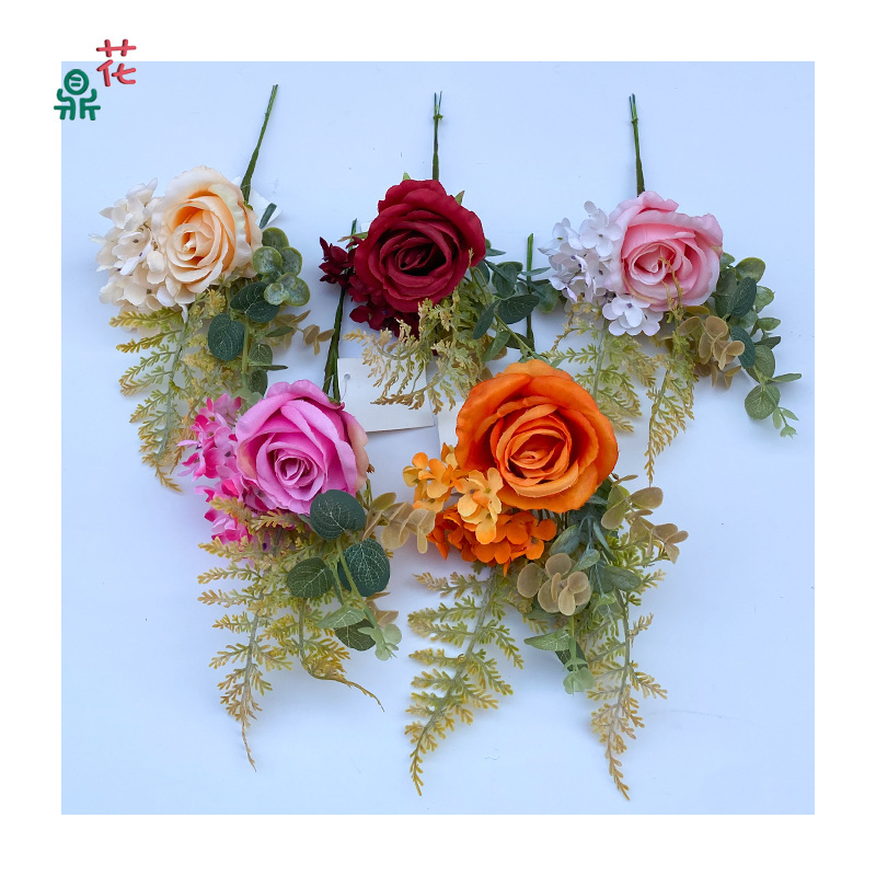 Small Breast Flower Series Home Decoration Ornaments Artificial Flowers Photography Landscape Design Silk Flowers