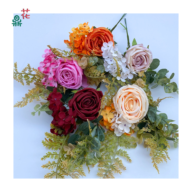 Small Breast Flower Series Home Decoration Ornaments Artificial Flowers Photography Landscape Design Silk Flowers