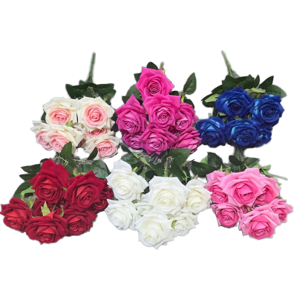 7-Branch Corner Decoration Multi-Purpose for Easter Graduation Chinese New Year Mother's Day Back Silk artificial flower