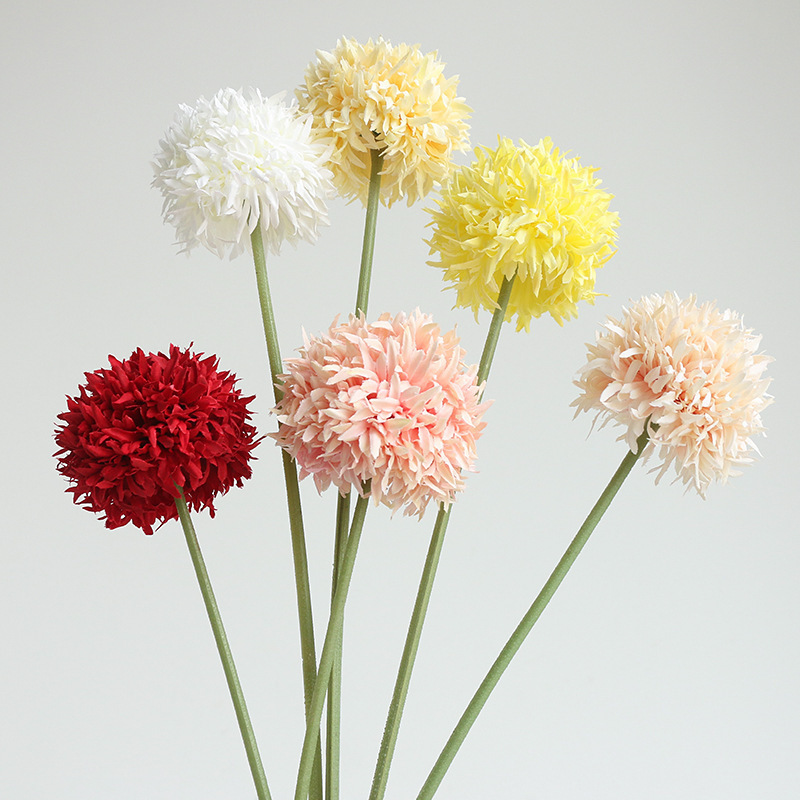 Wedding Decoration Supplies Artificial Chrysanthemum and Dandelion Flowers Elegant Wedding Decorations