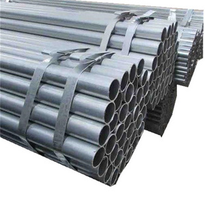 Pre-galvanized ERW round steel pipe 6m long EMT structure and fluid application tube