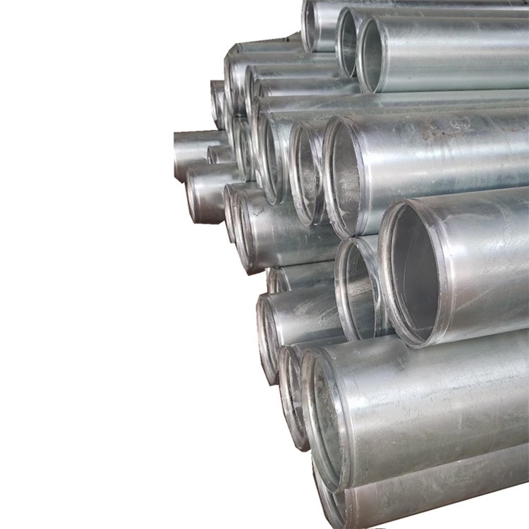 Pre-galvanized ERW round steel pipe 6m long EMT structure and fluid application tube