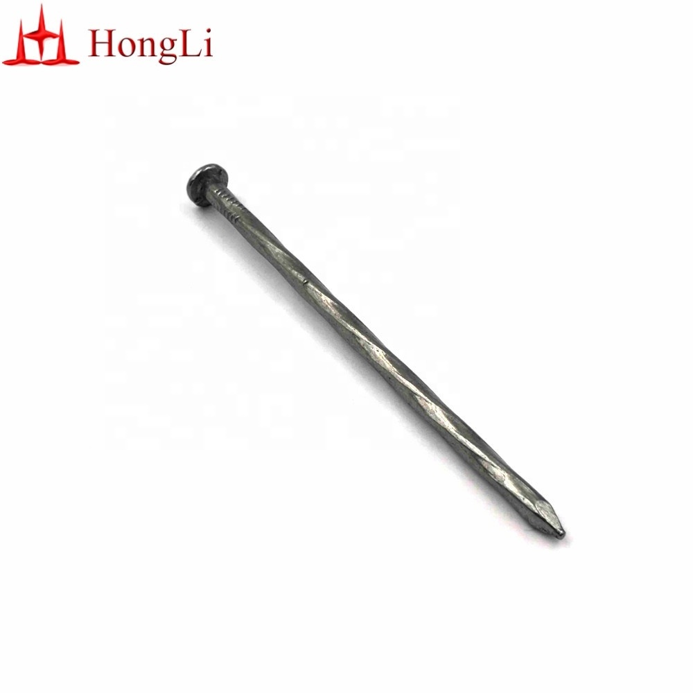 High Quality Galvanized Metal Spiral Nails For Artificial Grass 6 Inch Landscape Nails