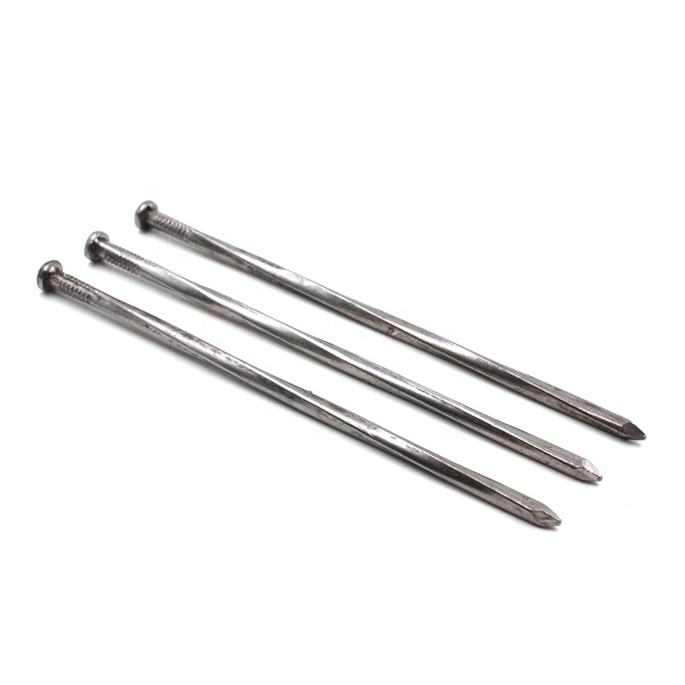 High Quality Galvanized Metal Spiral Nails For Artificial Grass 6 Inch Landscape Nails