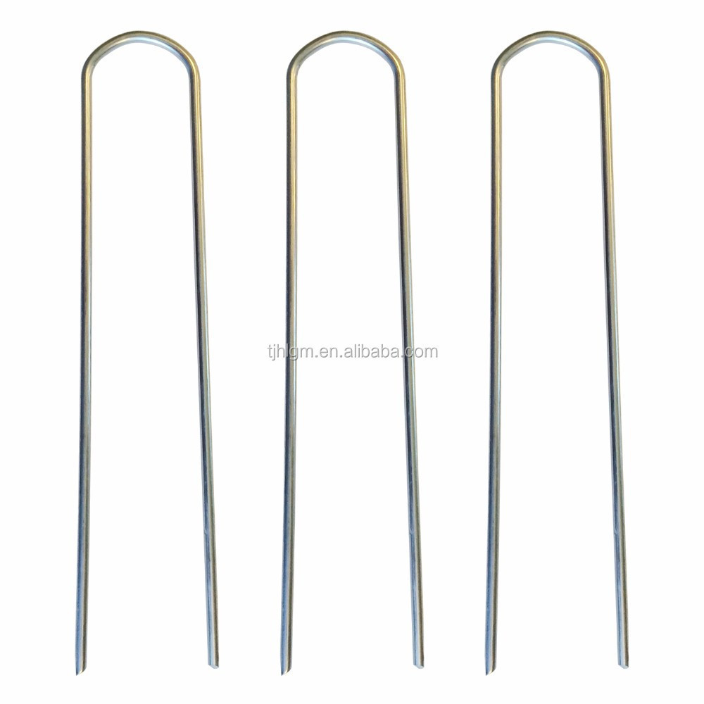 Flat Point Garden Staples/u Shaped Turf Nails/turf Pins